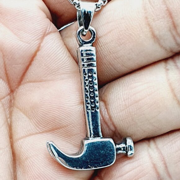 Other - ❤️Fashion silver-plated Hammer Necklace , N90201P118